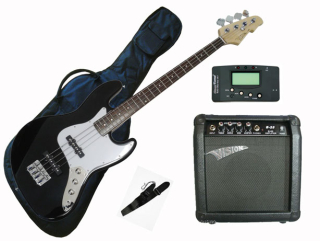 JAZZ BASS SET VISION ČERNÁ BARVA KVALITA !!! AKCE !!!
